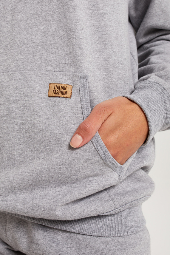 Set lung pentru femei Fox. mânecă, lungime. pantaloni Italian Fashion - melange