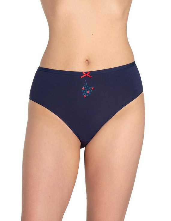 Chiloți de damă L-120BI-95 Lama albaștri - bumbac, set de 3, confortabili și clasici