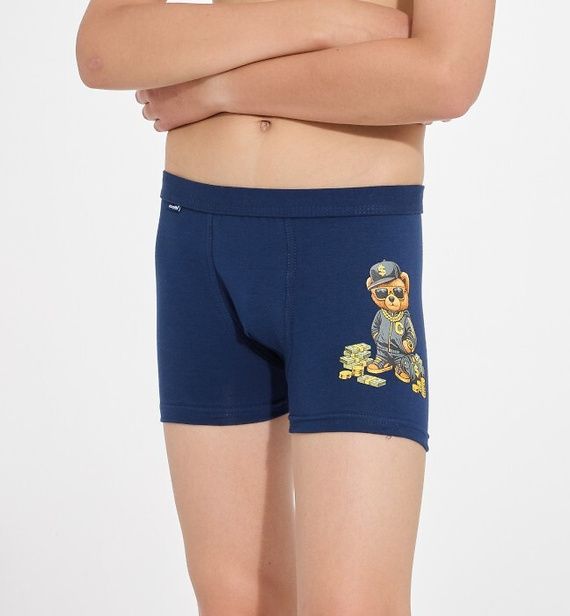 Cornette Kids Boy 700/158, 701/158 Gangsta 2 boxeri băieți din bumbac cu print