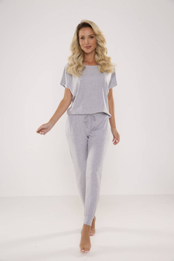 524 Paula Pijama de damă De Lafense - melange deschis