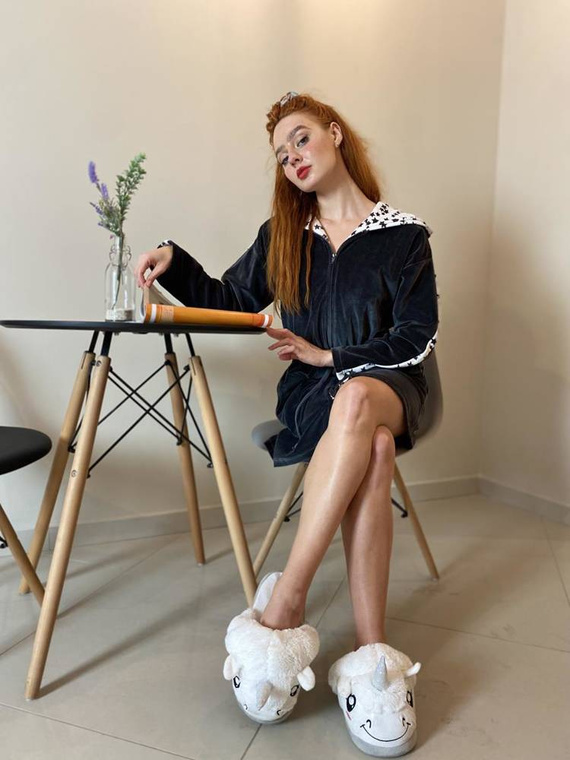 438 Marisol Halat de baie pentru femei - grafit