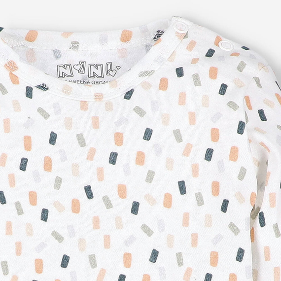 ABN-5323/KRE Body din bumbac organic Nini print