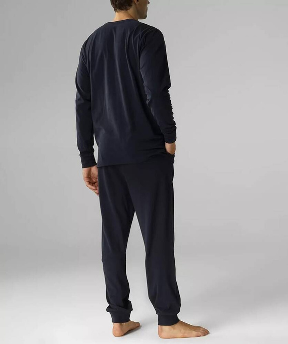 NMP-378 Pijamale pentru bărbați cu mâneci lungi, Atlantic-bleumarin