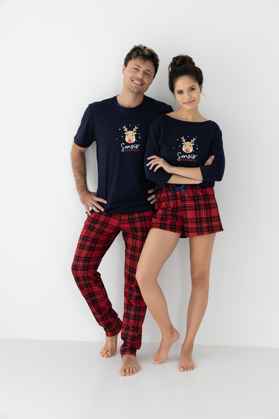 Pijamale pentru femei Myrtle Sensis - Bleumarin