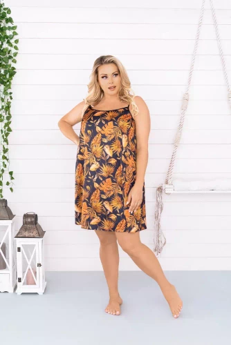 Cămașă pentru femei Monstera, slim-fit Italia Fashion - print