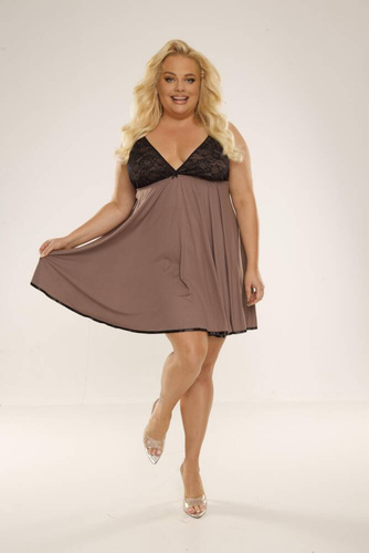 713 Cloche Forex cămașă de noapte - mocca