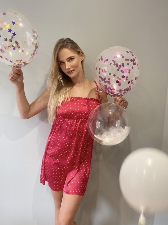 369 Cămașă de noapte Laurine - zmeură