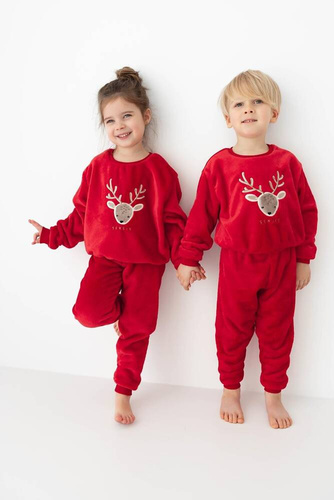 Pijama pentru copii Harriet Kids Sensis - roșu