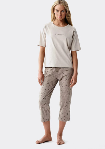 Atlantic NLP-509 pijama damă 100% bumbac 3/4