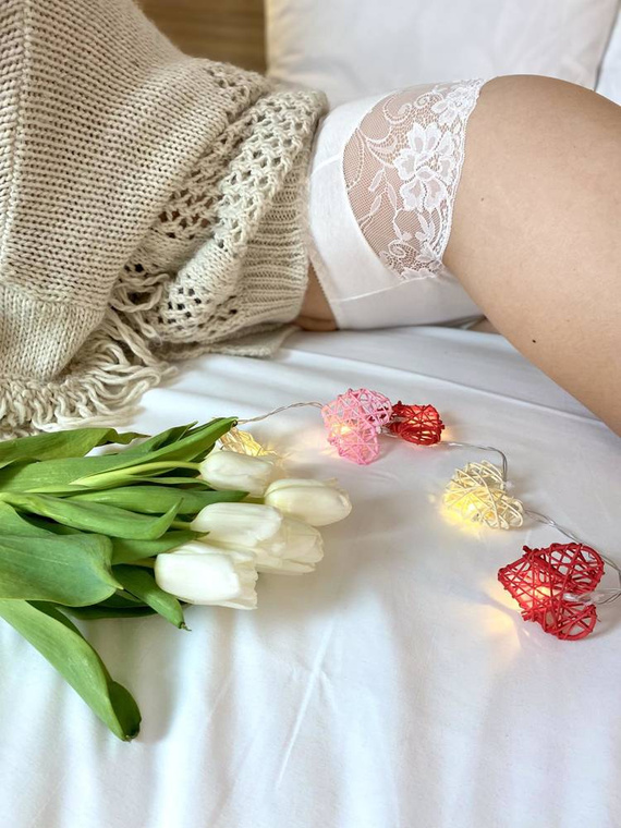 530 Iness Chiloți cu talie înaltă De lafense - alb