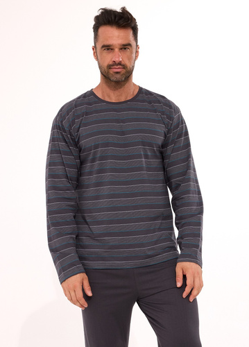 138/57 Cornette Diverse pijamale bărbați | Bumbac, dungi, mânecă lungă, cutie