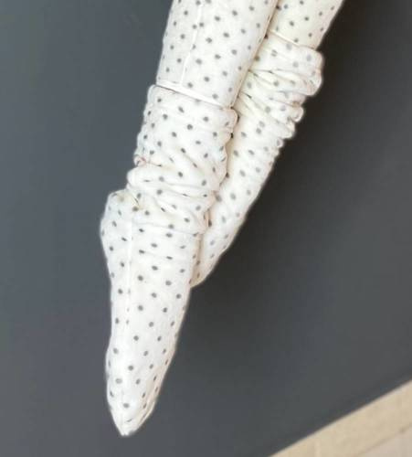 553/554 Wellsoft Smooth șosete de somn De Lafense - ecru puncte mici