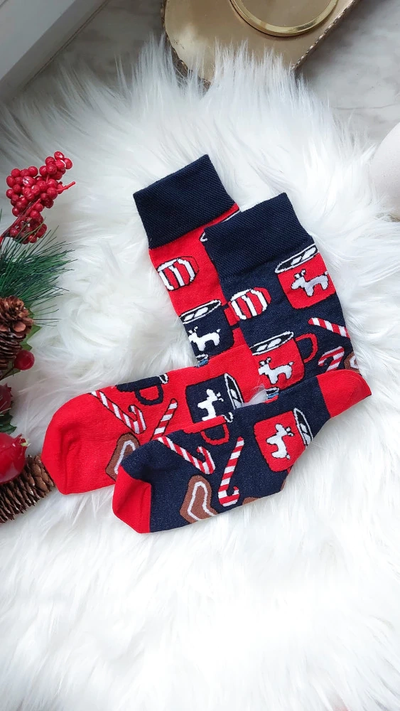 S162D Cookies Șosete lungi Italian Fashion 