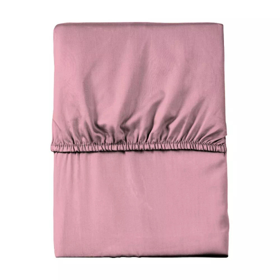 Cearșaf cu elastic din microsatin Poly Detexpol neted și practic pastel pink