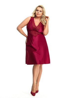 K597 Bluză Montana din satin de Gorsenia - zmeură