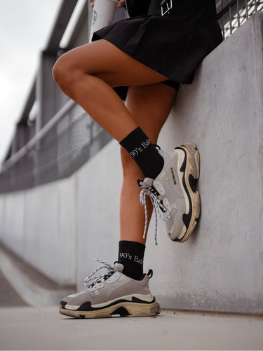 0200-125 Șosete damă Baby Milena anii 90 - negri