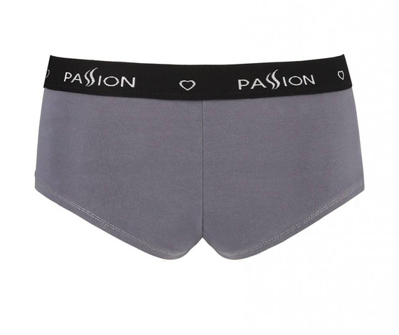 PS013 Figi szorty damskie Passion ciemny szary