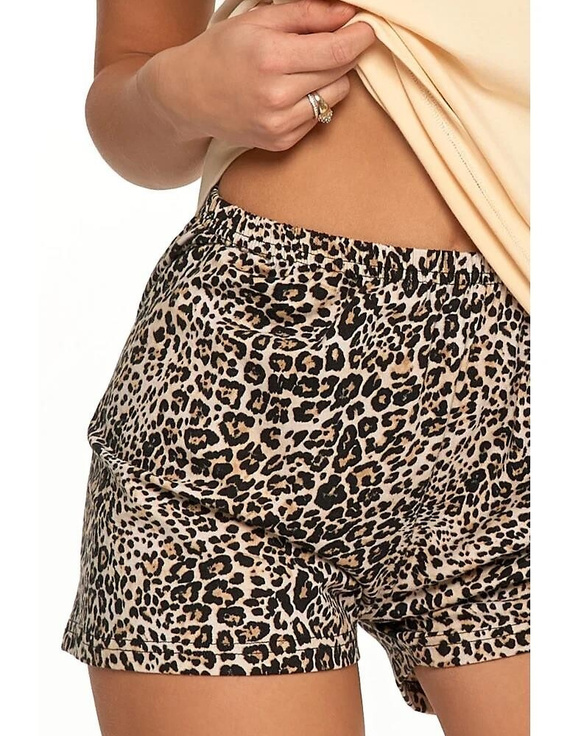 PDD3200-014, PDD3500-013 Pijamale Moraj dama cu maneca scurta - bej