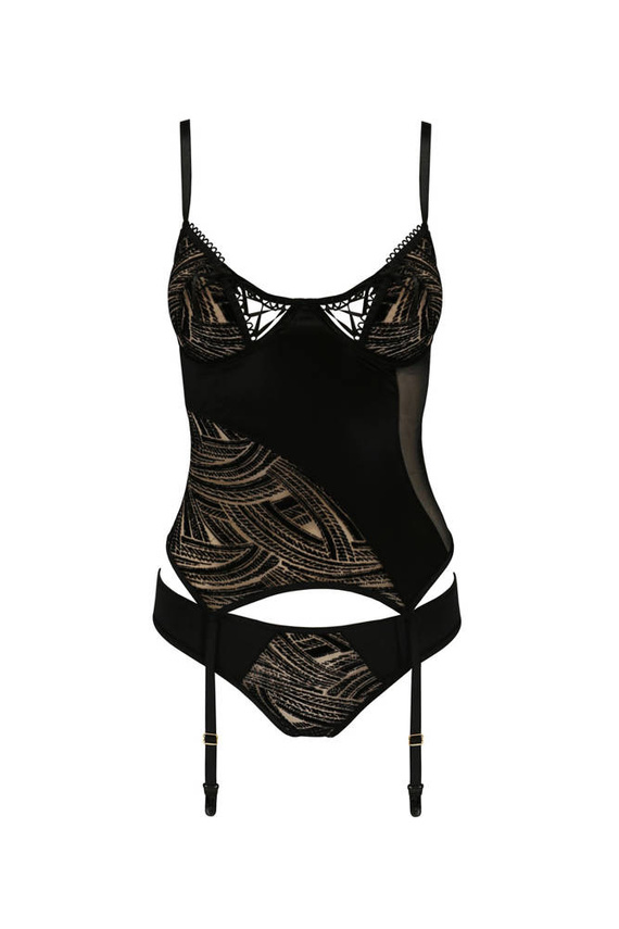 Lara Corset gorset damski Casmir czarny 