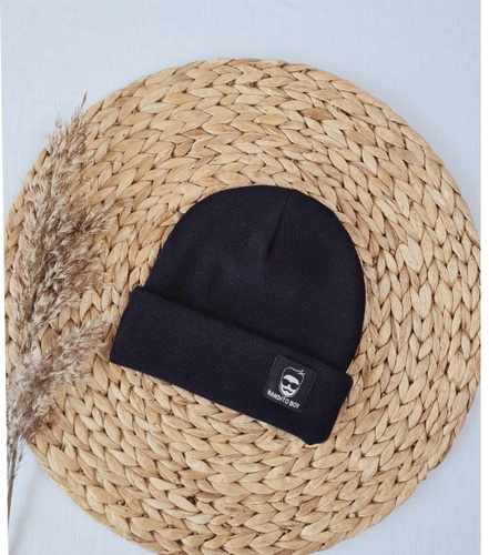 2415P Bandito băiat Marija șapcă cu dungi duble - negru