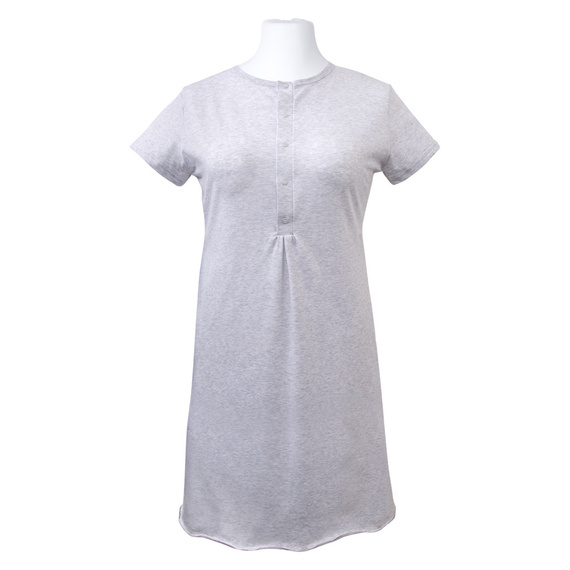 Cămașă de noapte Lily Maternitate pentru hrănirea Eevi - gri