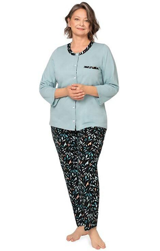262 Olga II Pijamale dama 7/8 Martel - turcoaz