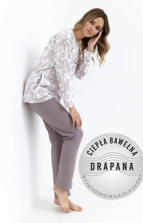 430 Cana pijamale dama - orient - cacao