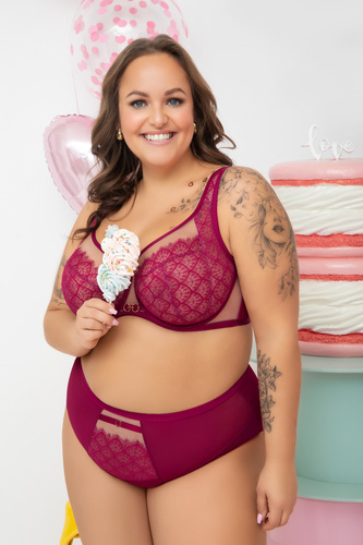 Sutien soft G006 Dayana Gorsenia roz pentru bust mare