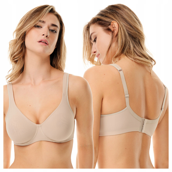 393 – sutien moale, tartora Spiman eleganta si confortabila