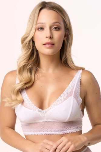 Braletă din dantelă 210 Babell – fără balene, elastică | Confort natural și feminitate delicată