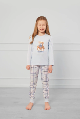 Katrin Pijama pentru fete Italian Fashion - albastru/print