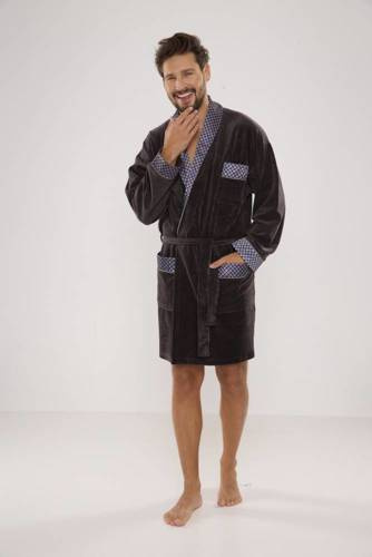 772 Bonjour halat de baie forex pentru bărbați - grafit