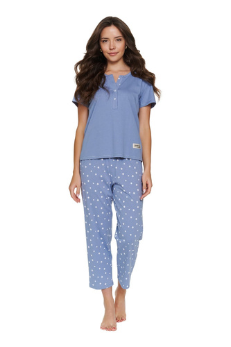 Pijamale Doctor Nap 7267 din bumbac 7/8 pentru alăptare damă-stardust