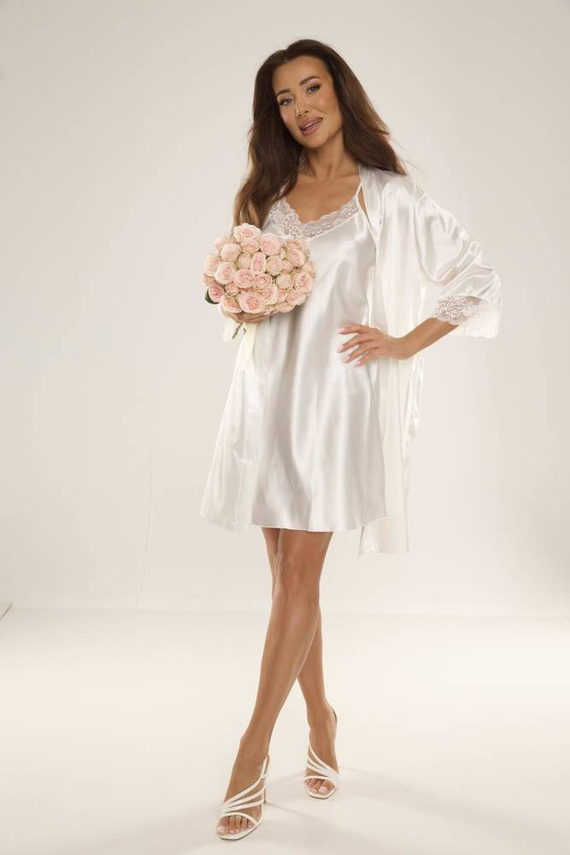 679 Synthia Cămașă de damă De Lafense - perlă