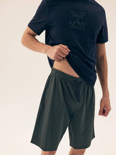 42632 Pijamale pentru bărbați Dreamer Premium Henderson - bleumarin