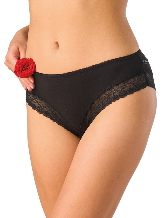 Slip damă mini bikini LPB 111 Key – vâscoză cu dantelă, set 2 buc. Key