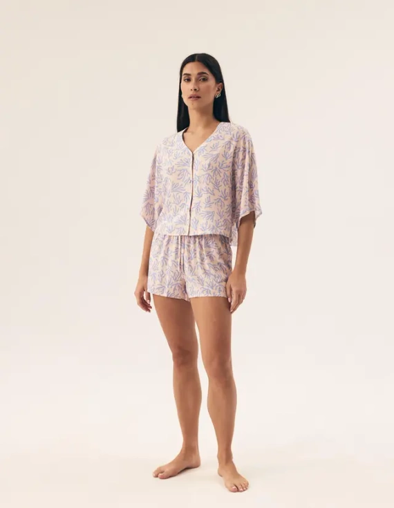 42670 Nadar Henderson Pijamale pentru femei - albastru deschis