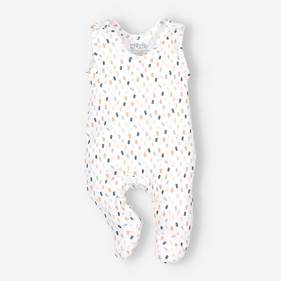 ABN-5325/KRE Costume de dormit Nini din bumbac organic, crem