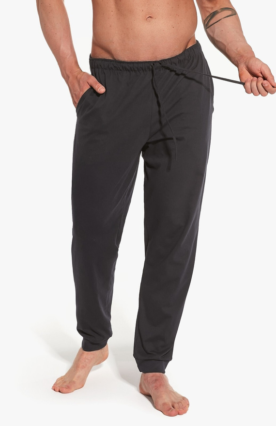 Pantaloni de pijama Cornette 321/02 grafit - bumbac, confortabili si aerosi
