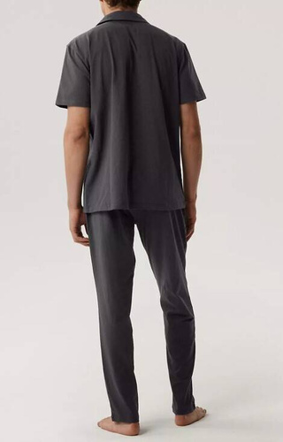 BNMP-002 Pijamale bărbați cu mâneci scurte, Atlantic - gri închis