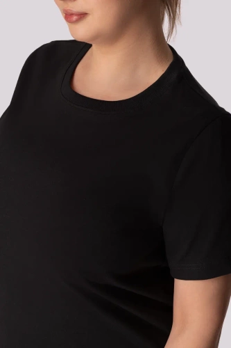 Regular Base Tricou dama Mona negru