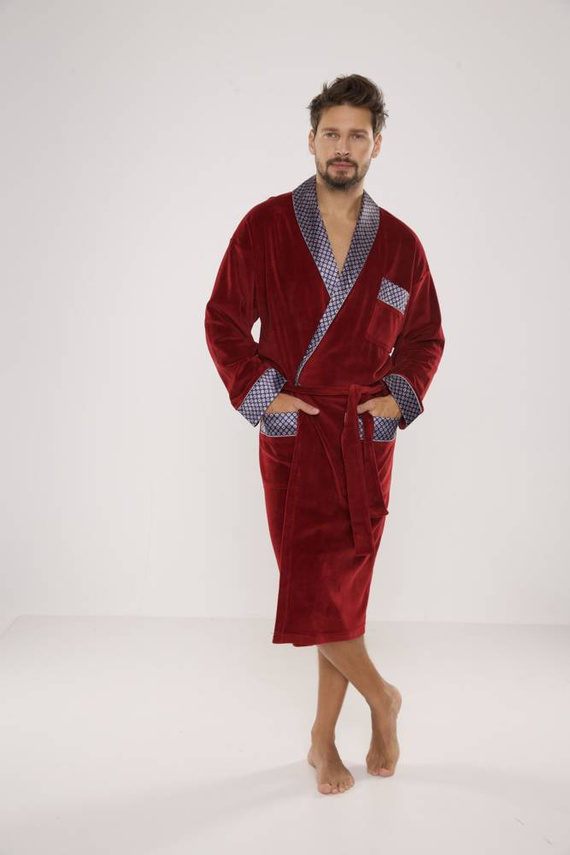 773 Bonjour halat de baie forex pentru bărbați - maro