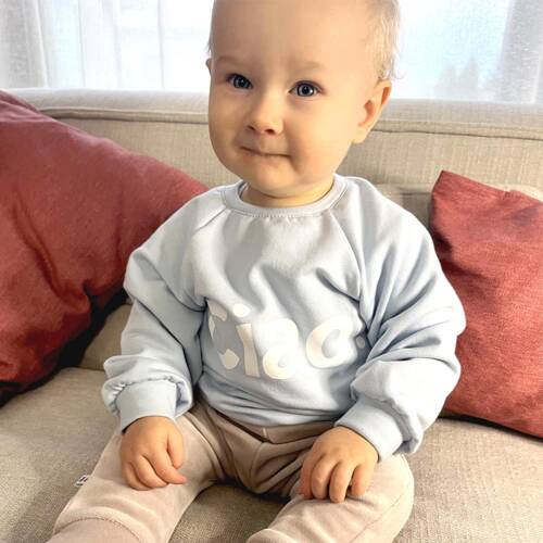 Hanorac Hello World Eevi - albastru