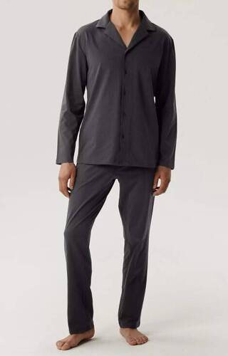 BNMP-001 Pijamale bărbați cu mâneci lungi, Atlantic - grafit