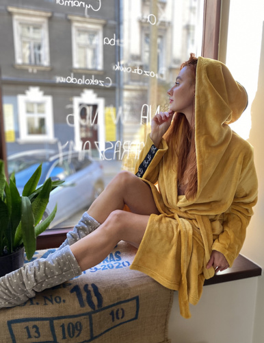 626 Abigail Halat scurt pentru femei Forex - miere