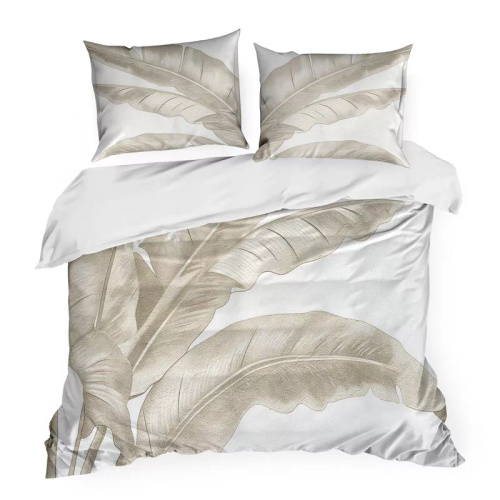 Eurofirany SPRING 102 lenjerie pat 100% bumbac satinat Oeko-Tex