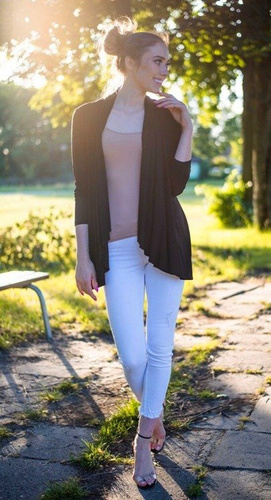 501 Kardigan Sweterek Damski MIRACLE  - czekolada 