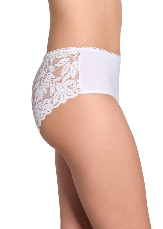 Chiloți damă Gabidar 222 bumbac dantelă talie înaltă confort
