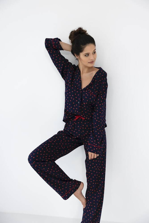 Pijamale Sophia Sensis pentru femei - Bleumarin