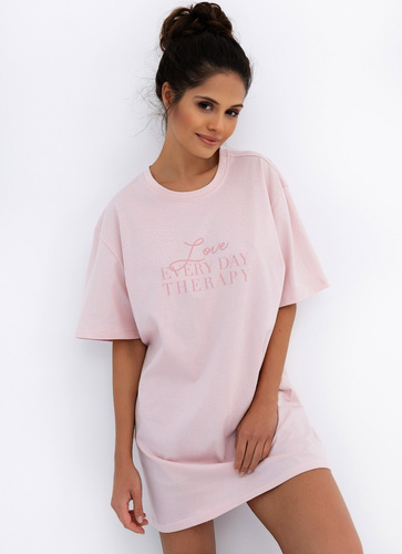 Cămașă de noapte Annabelle Sensis – Bumbac, Roz, cu Imprimeu | Confort și Stil